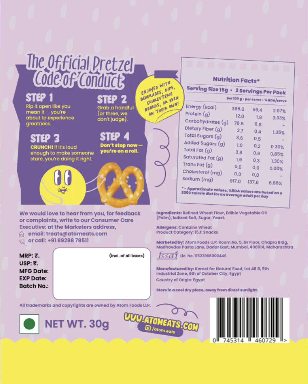 Mini Pretzel Knots 30g Packs