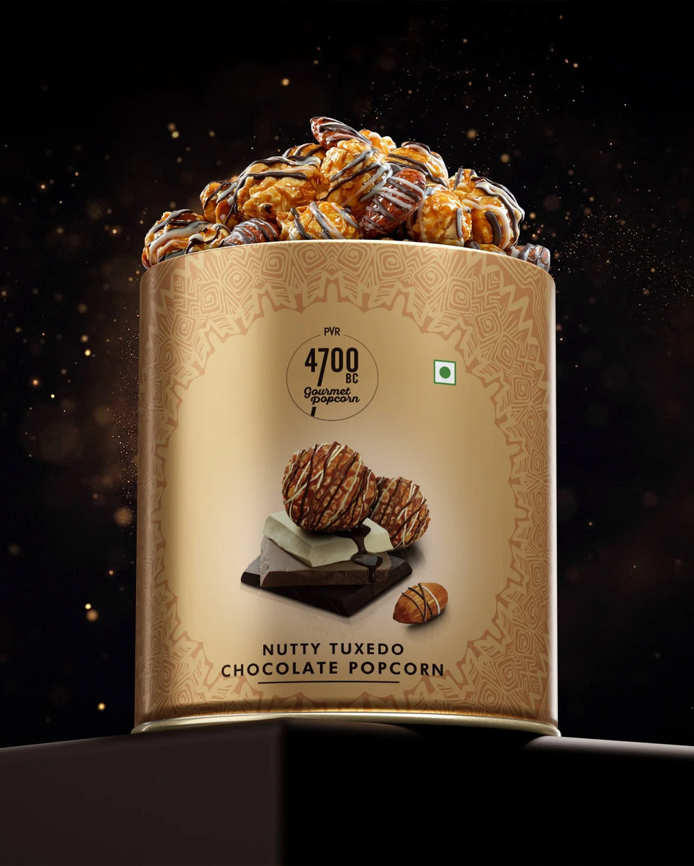 4700 BC Nutty Tuxedo Chocolate Popcorn (150g)