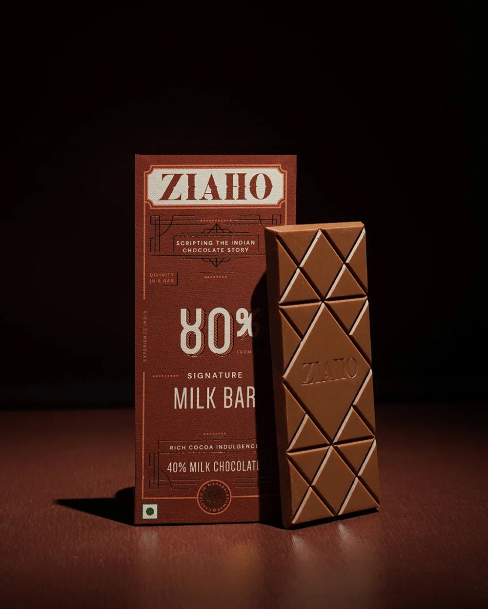 Ziaho 40% Milk Plain (65gm)