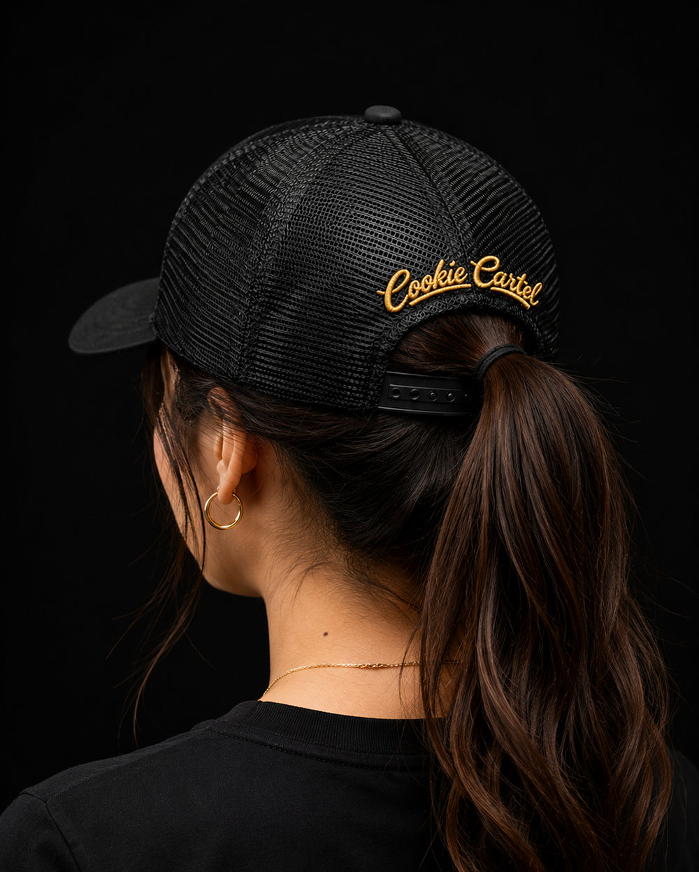 El Jefe Black Trucker Cap (Premium Unisex Cartel Cap for True Bosses)