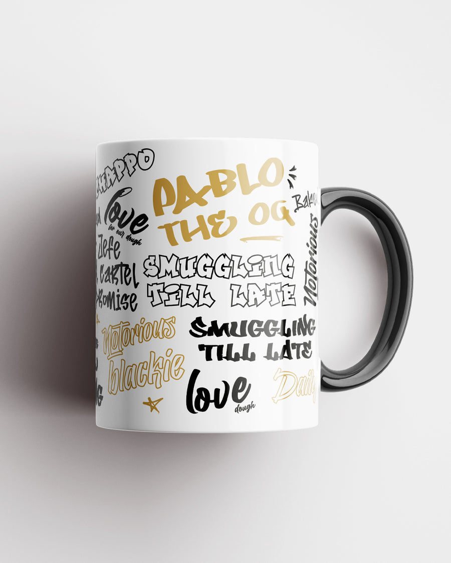 White Coffee Mug – Premium Ceramic Mug with Cartel Signature Print