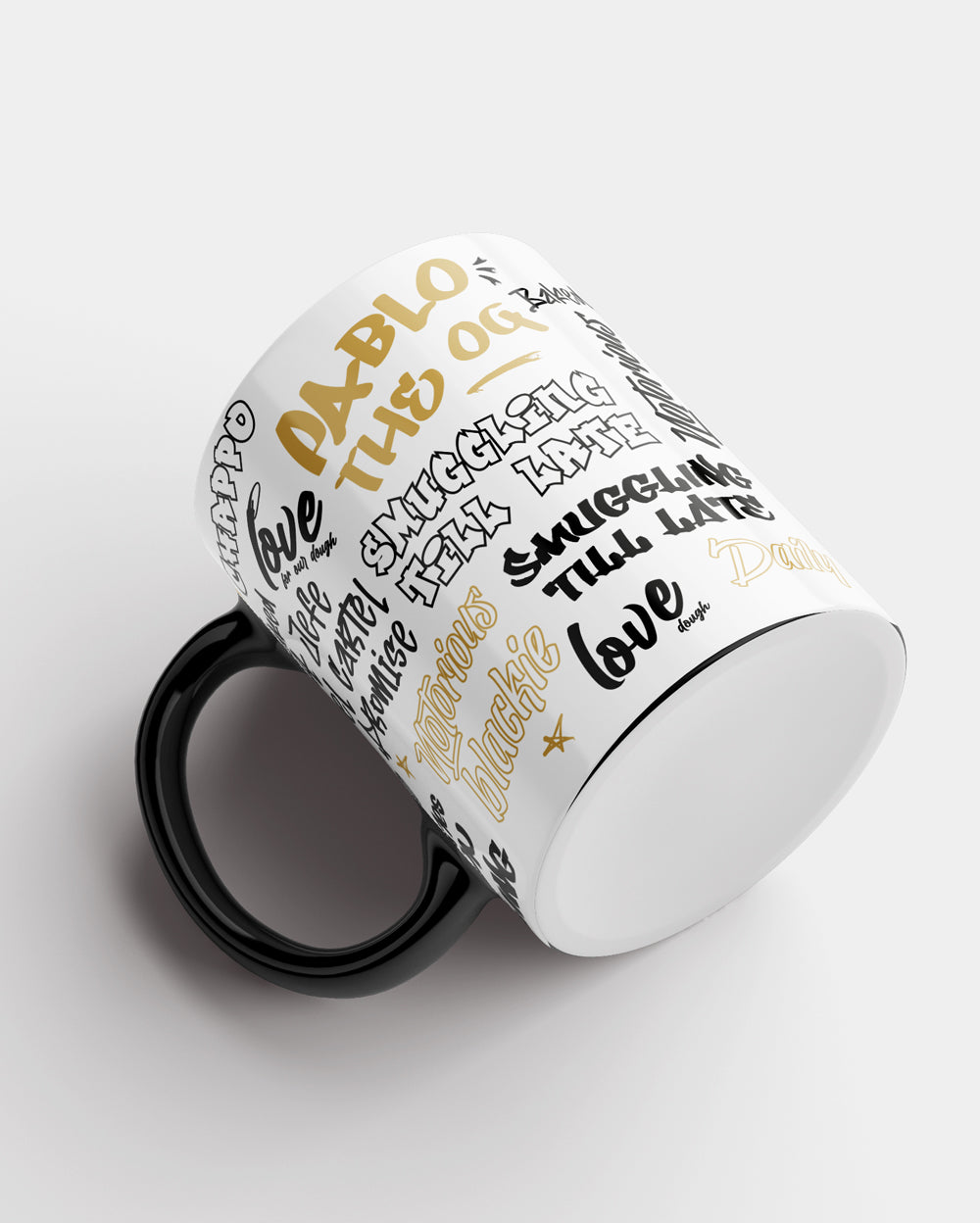 White Coffee Mug (Premium Ceramic Mug with Cartel Signature Print)