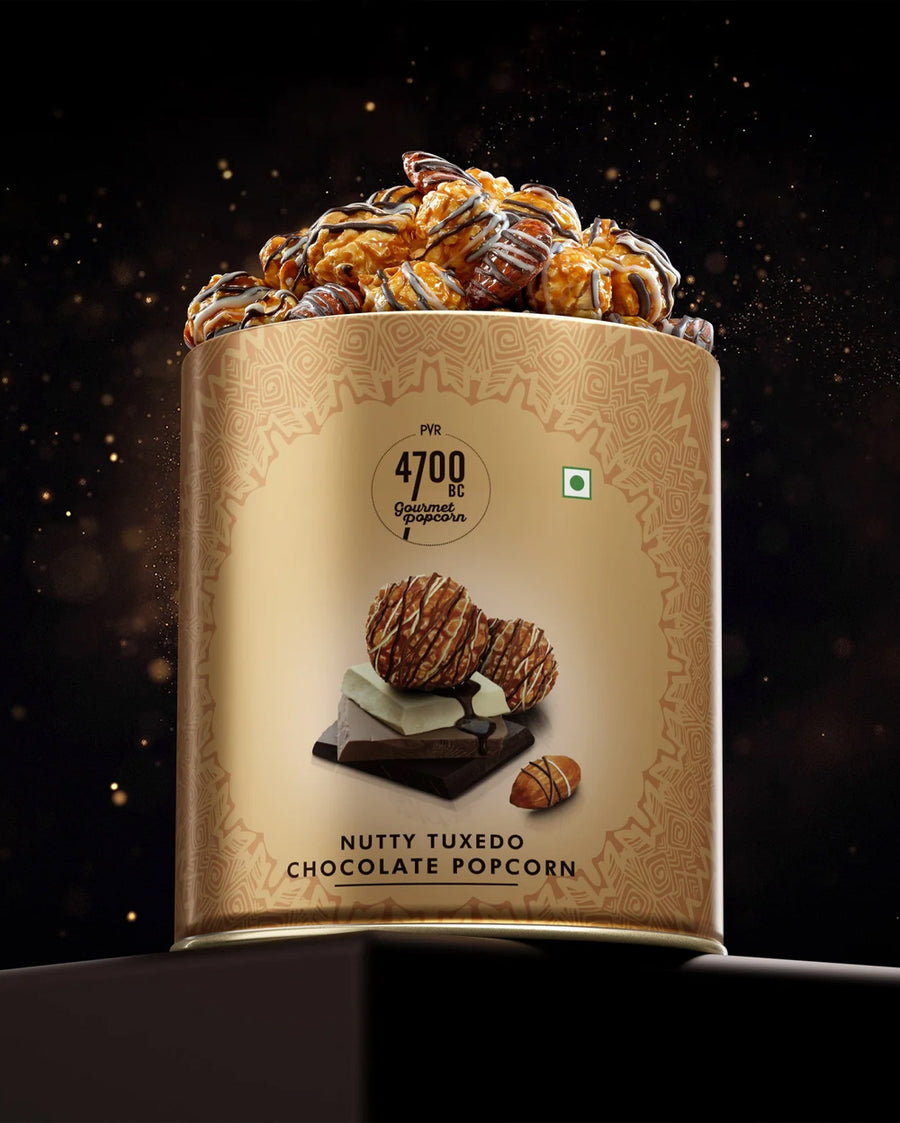4700 BC Nutty Tuxedo Chocolate Popcorn (150g)