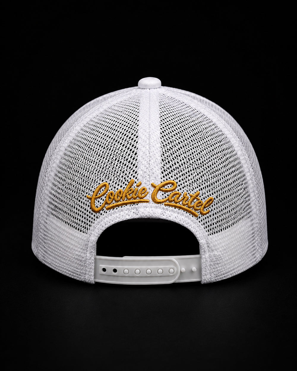El Jefe White Trucker Cap (Premium Unisex Cartel Cap for True Bosses)