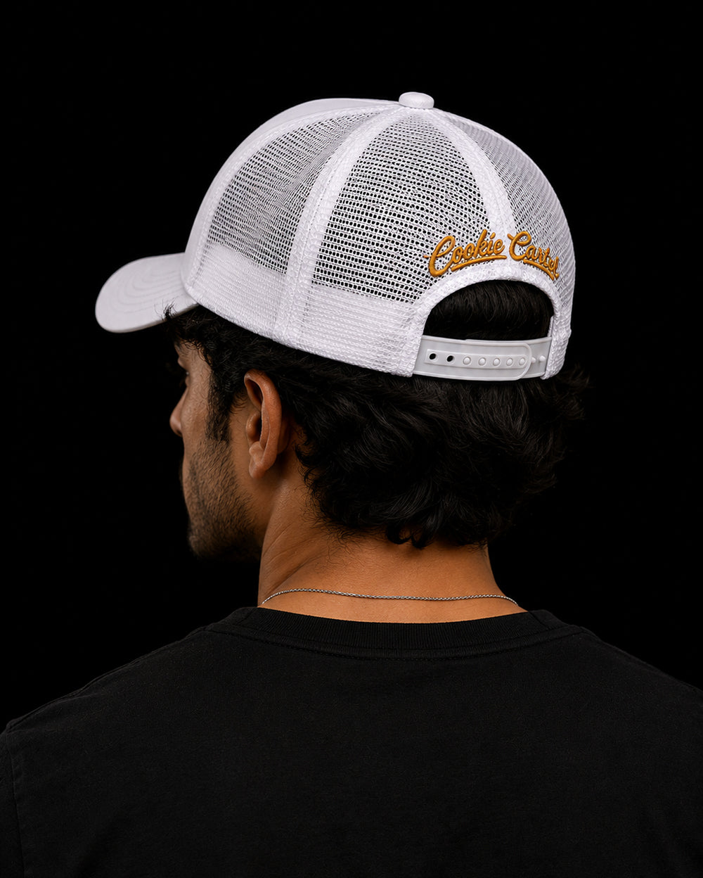 El Jefe White Trucker Cap (Premium Unisex Cartel Cap for True Bosses)