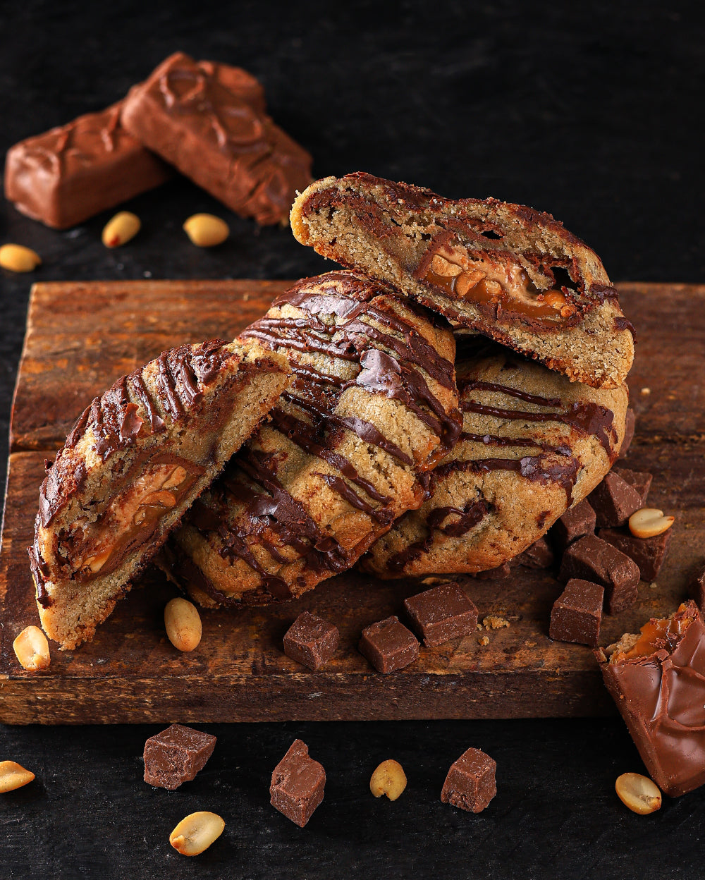 Don Snickero (Dark & Milk Chocolate with a Caramel Snickers Core) - 110gm
