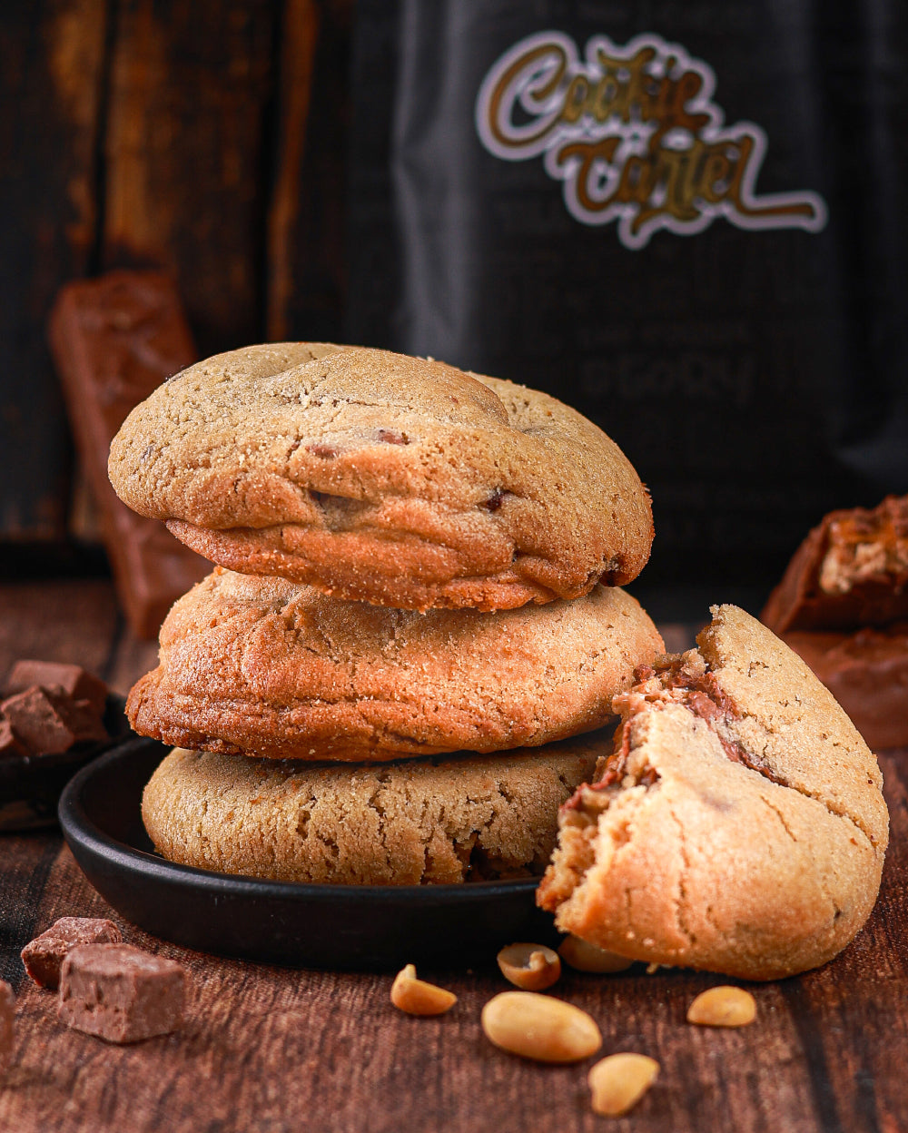 Don Snickero (Dark & Milk Chocolate with a Caramel Snickers Core) - 110gm